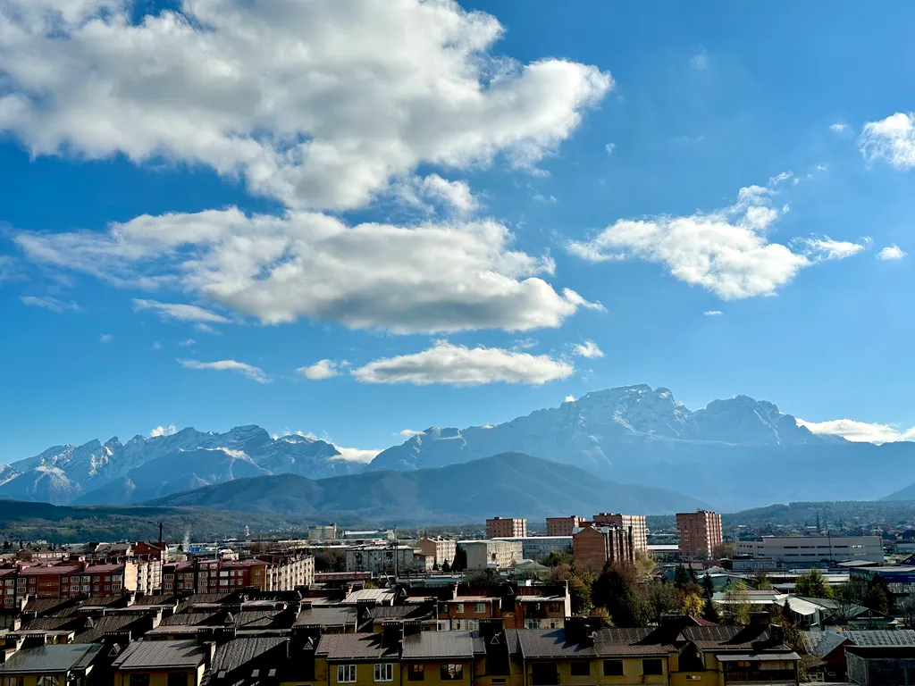 Квартира с видом на горы