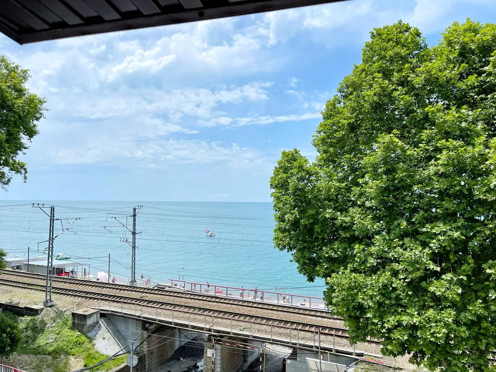 Квартира Квартира Четырехместный номер с балконом и видом на море — Лазаревское