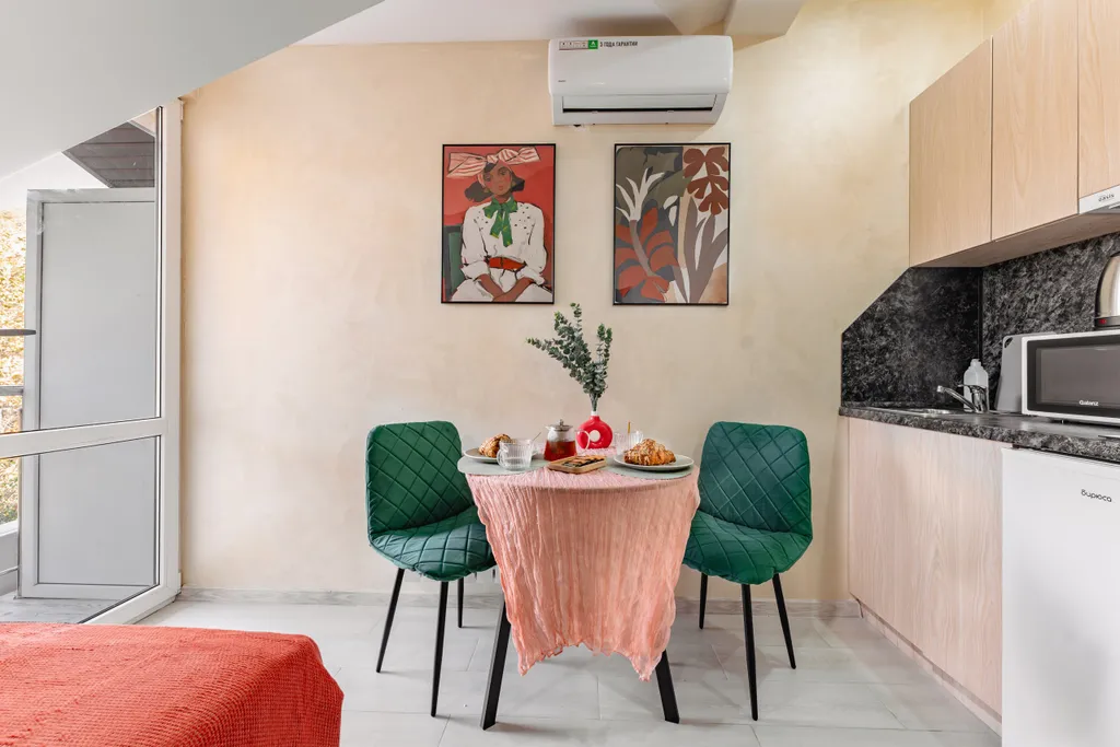 Студия Мацеста Грин с сауной и теплым бассейном