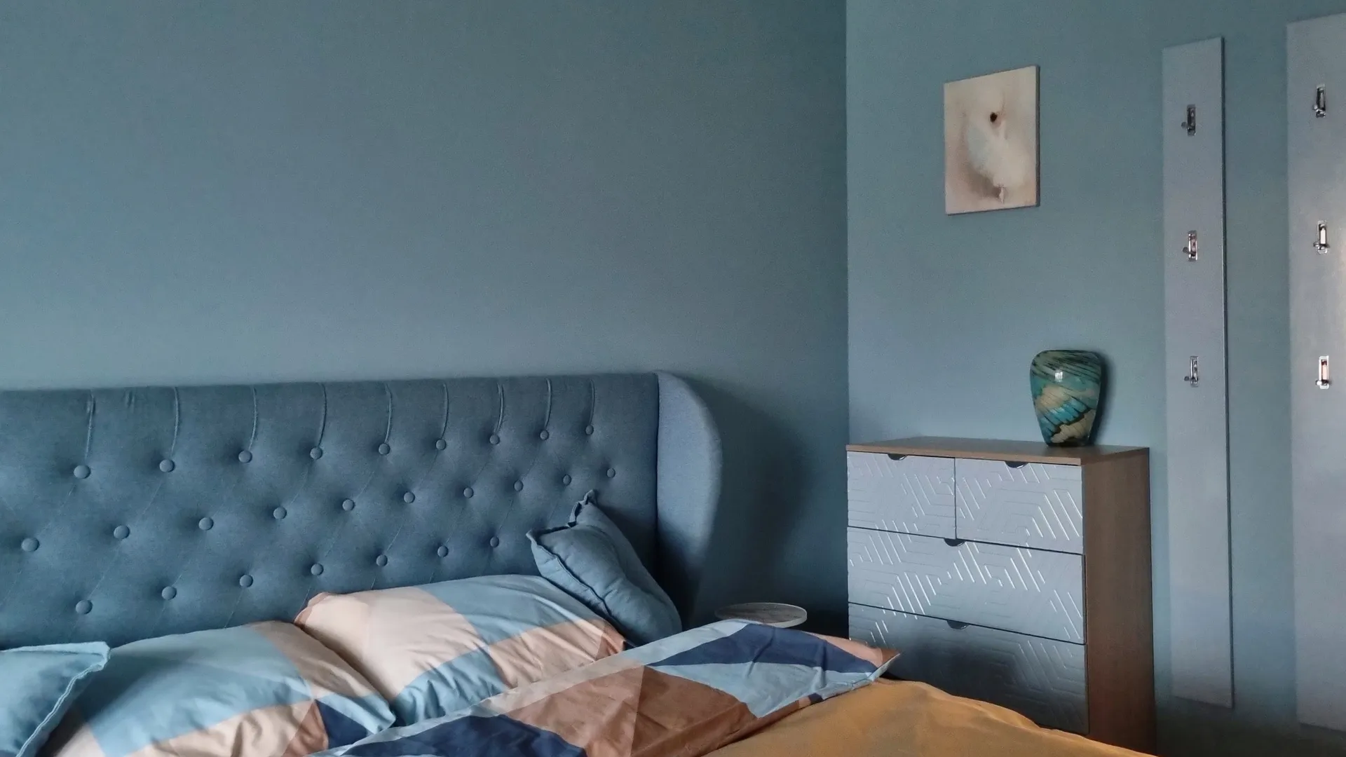 голубая спальня 