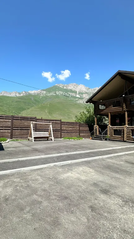 Дача из сруба в Барзикау рядом с Верхним Фиагдоном с бассейном