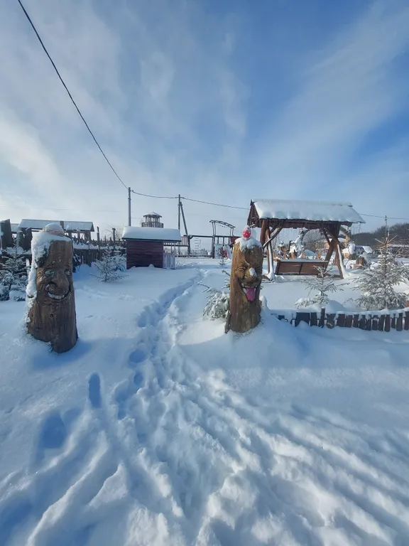 Деревянный домик