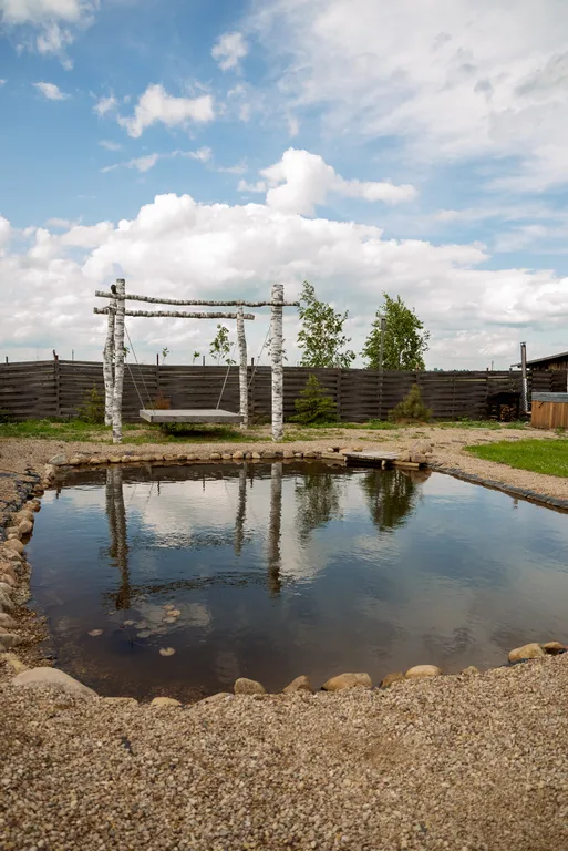 Уютный домик с баней и горячей купелью