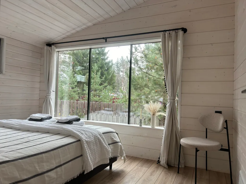 Коттедж Коттедж у озера с камином Сосновый Дом — Орехово