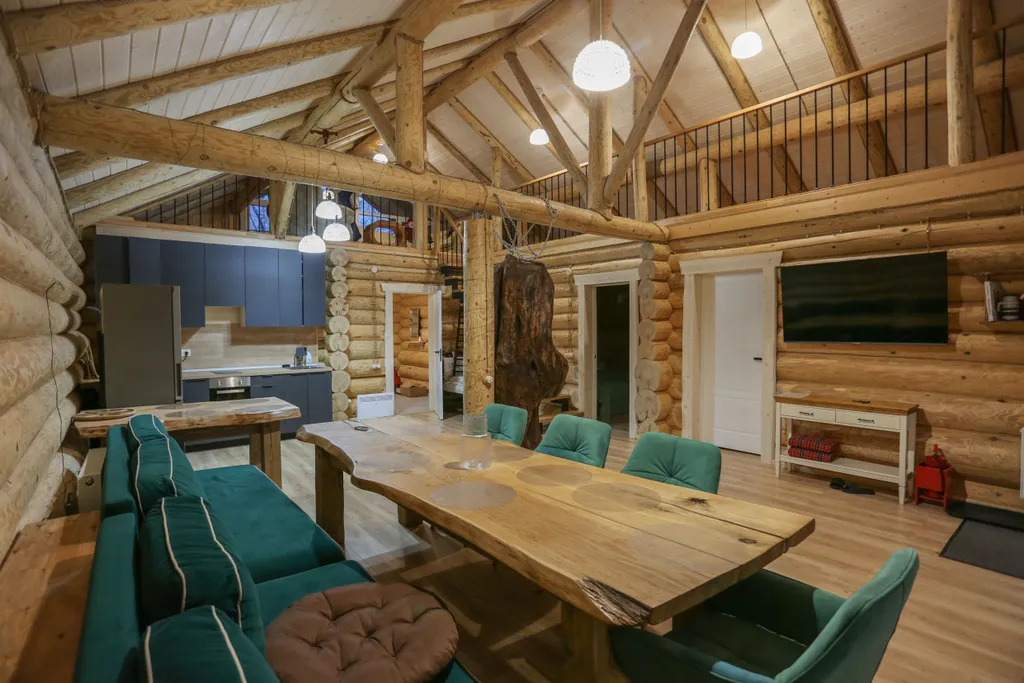 Величественный двухэтажный коттедж Кебрачо на Усадьбе скульптора Эрьзи — аренда посуточно в Дмитров