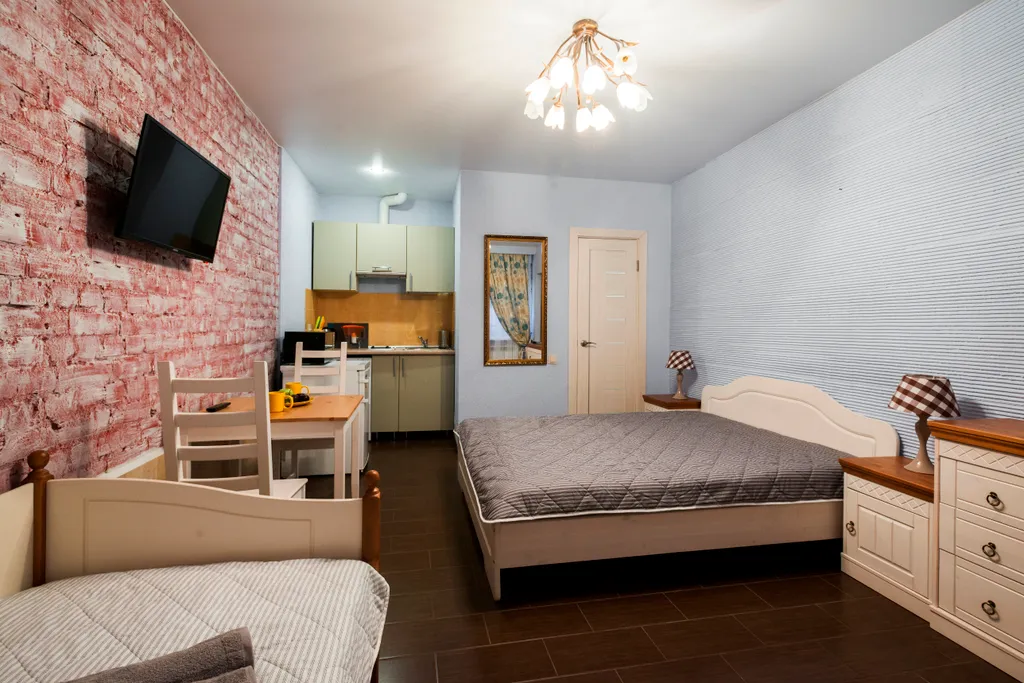 Квартира Квартира Трехместная студия у Технологического института — Санкт-Петербург