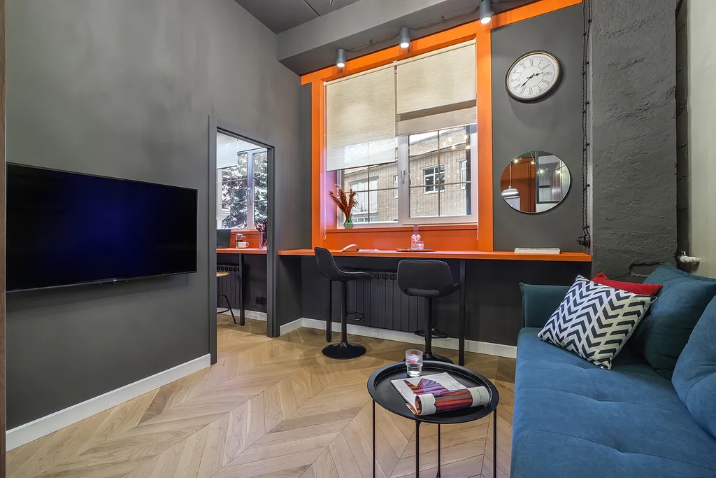 Квартира Квартира Апартамент Orange loft на Войковской рядом с ЦИТО Приорова — Москва