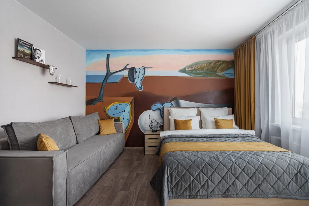 Квартира Дизайнерская 2-комнатная квартира одного художника — Красноярск