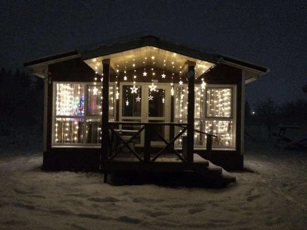 Уютный дом на берегу реки Янисйоки