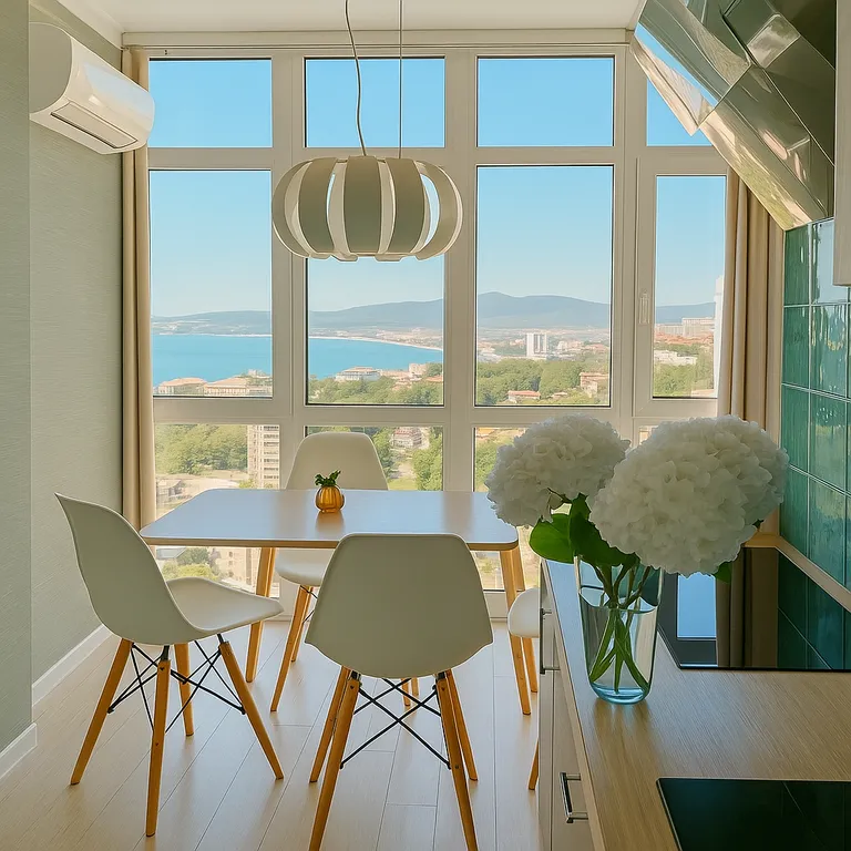 Квартира Квартира Панорамный вид на море, идеальна для романтиков и небольших семей — Геленджик