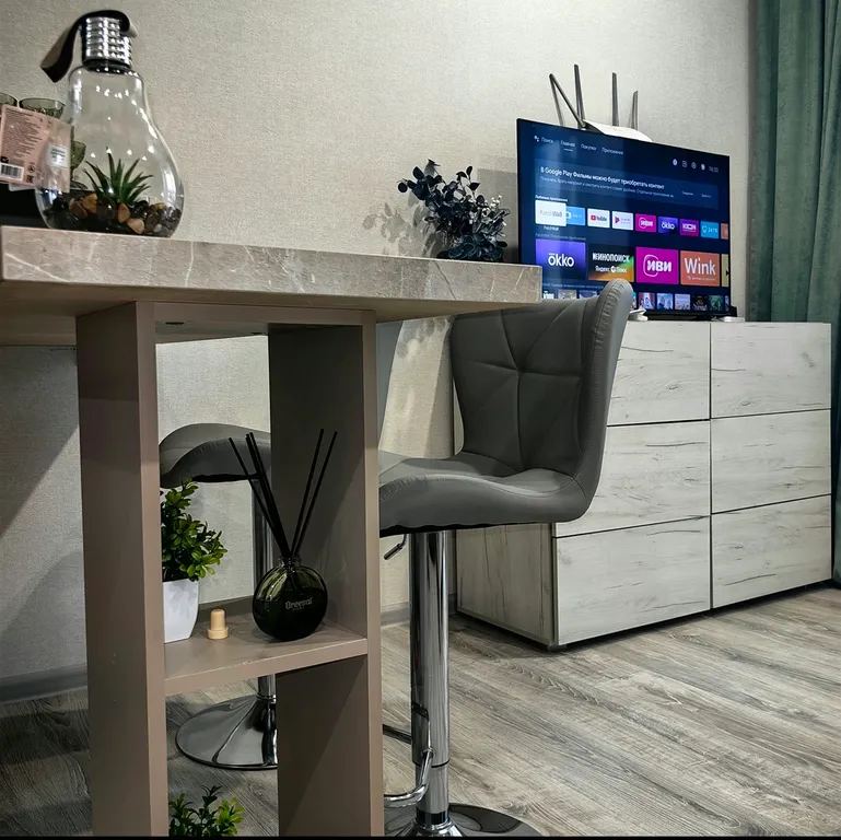 Студия в эко стиле в доме бизнес класса