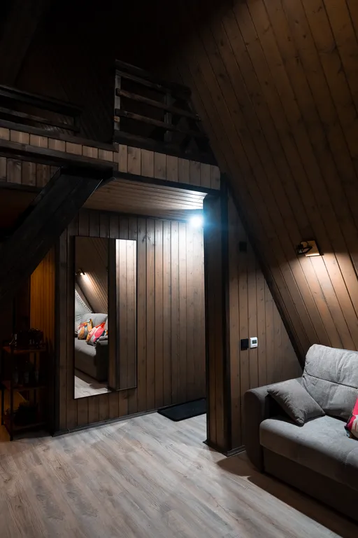 Дом А-Фрейм 42м2 с террасой №1