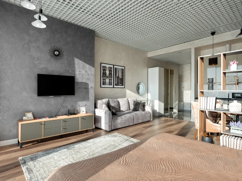 Neva Shedar 28 этаж 51 м2 панорамный вид на город. Шикарный закат.