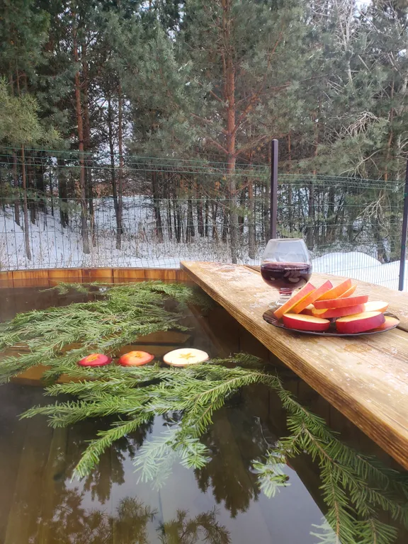 Уютный дом с баней и банным чаном - купелью