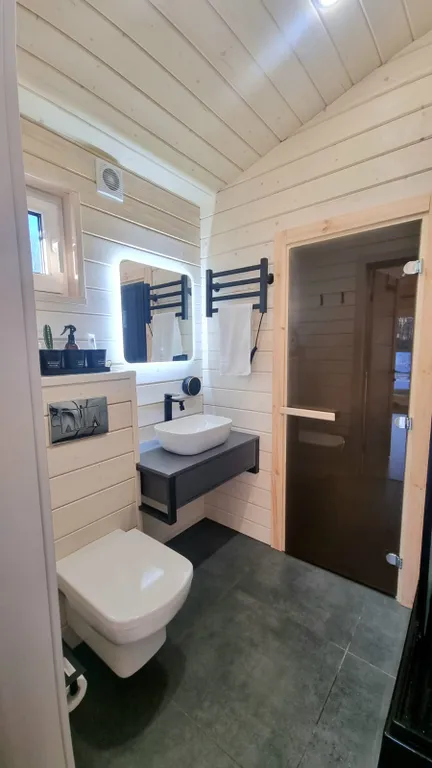 Коттедж Новый коттедж. Сауна и виды на природу-бесплатно — Санкт-Петербург