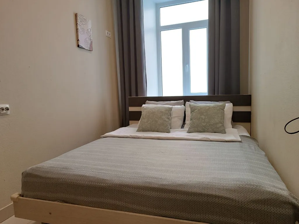 Комнаты с двуспальной кроватью, общими санузлами и кухней