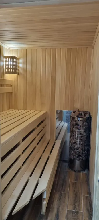 Дом Мечта на берегу на озере с собственным пляжем и сауной в доме