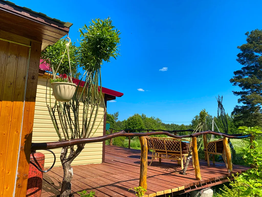 Эко-дом на природе со всеми удобствами