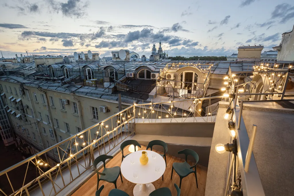 Квартира Апартаменты двухуровневые Benua 170 с Тремя Террасами — Санкт-Петербург