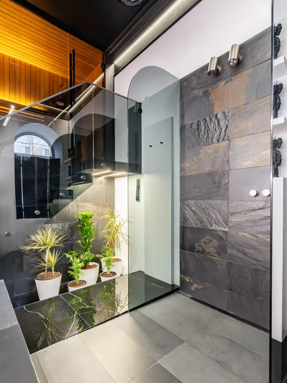 Квартира Квартира с авторским дизайном камином, сауной и кондиционером — Санкт-Петербург