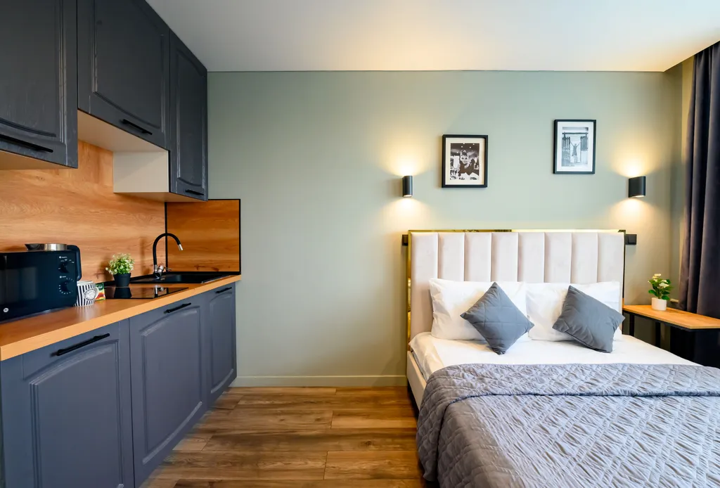 Квартира Квартира Дизайнерская студия у метро — Москва