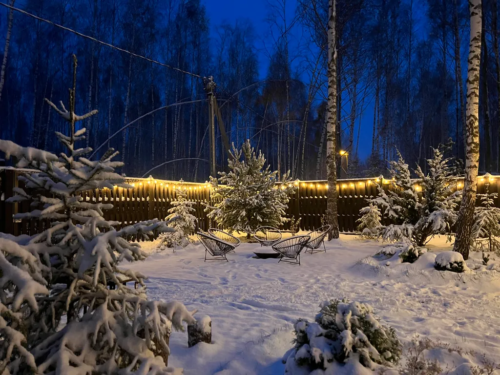 Скандинавский дом на лесном участке