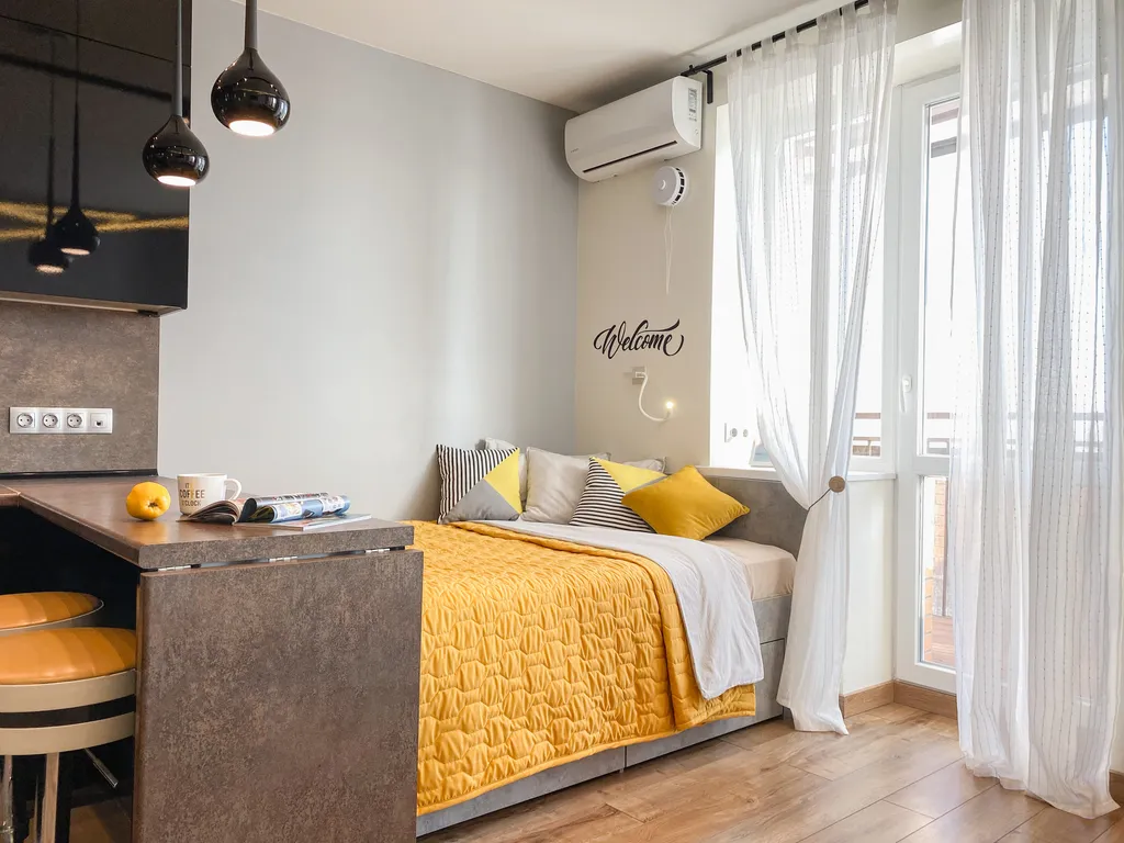 Квартира Апартаменты с кондиционером у технопарка/санитас в академе — Новосибирск