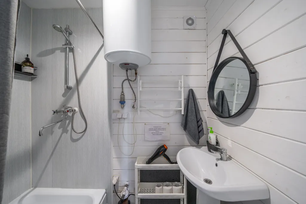 Современный домик с баней