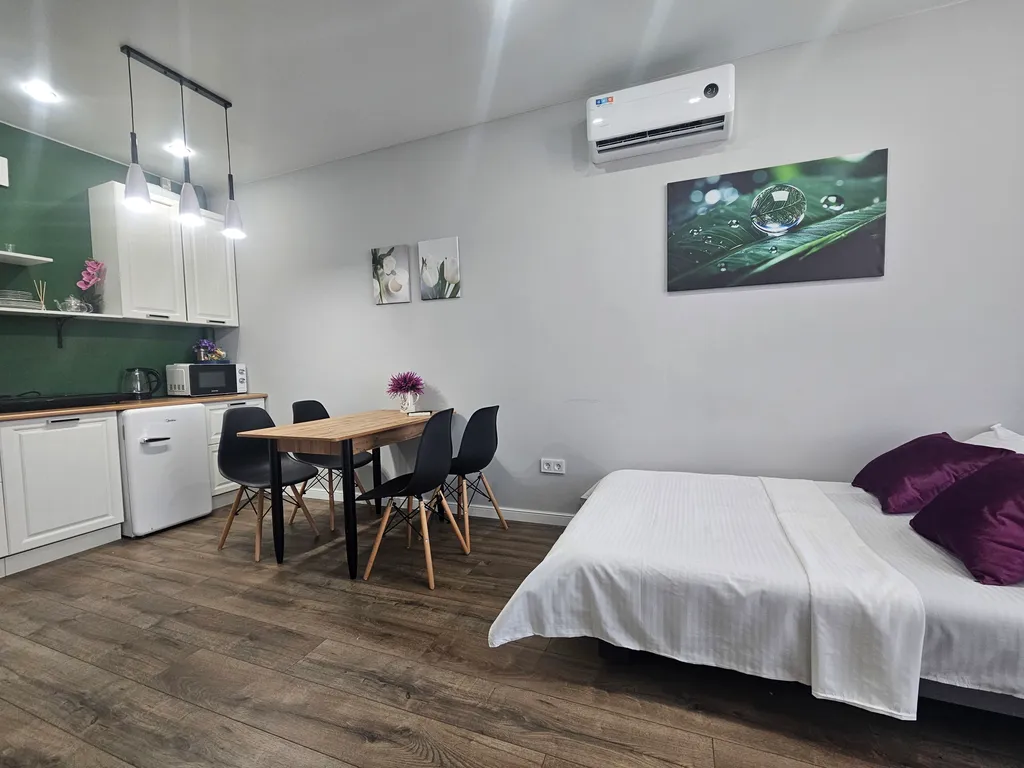 1-к для 4 гостей на берегу Волги