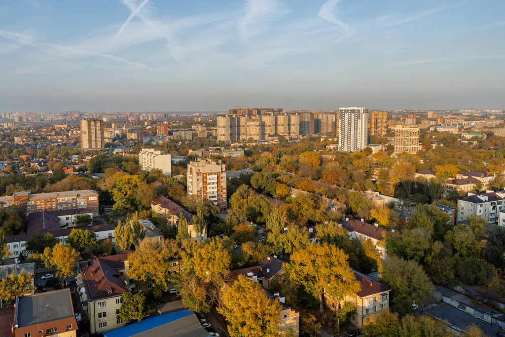 Двухкомнатная квартира с видом на город