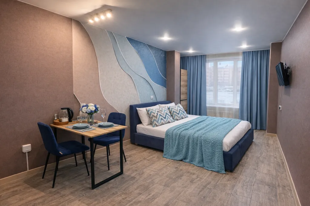 Квартира Чисто, уютно, большая кровать, Wi-Fi — аренда посуточно в Абакан