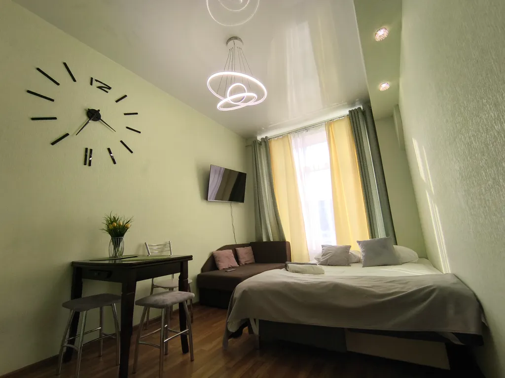 Уютная студия в центре города на 3 человека