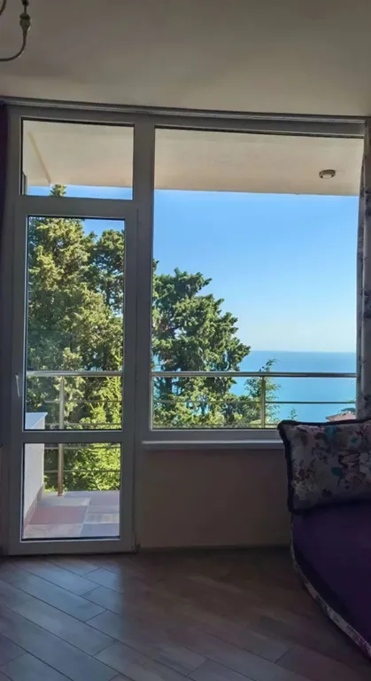 Апартаменты с видом на море, расписными стена и отдельной спальней