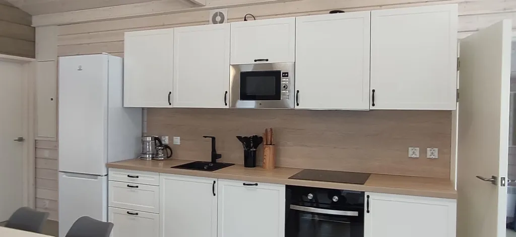 Уютный дом с печью-камином