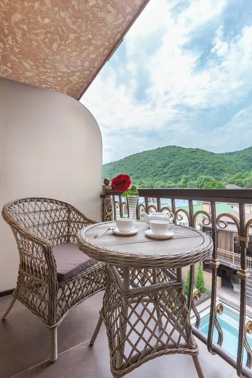 Стандарт Double с видом на бассейн и окрестности