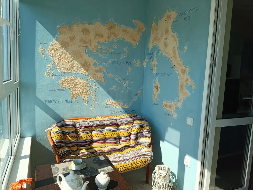 Уютная квартира с видом на море и горы