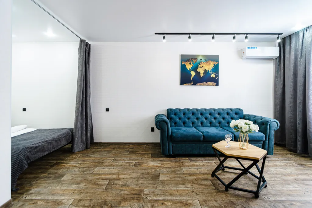 Апартаменты Лофт в ЖК Аквамарин с видом на реку