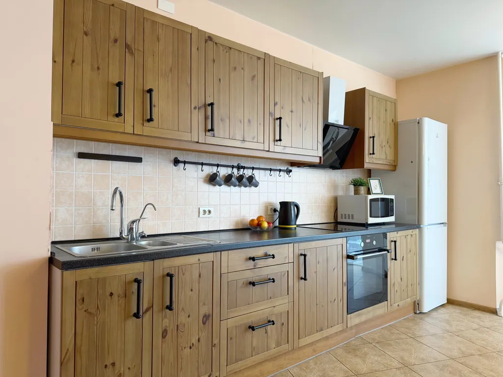 Стильная 3-к квартира в центре в ЖК Эдельвейс с панорамным видом