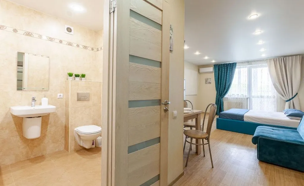 Апартаменты Квартиркаплаза семейный варианту Самарских терм, проектор