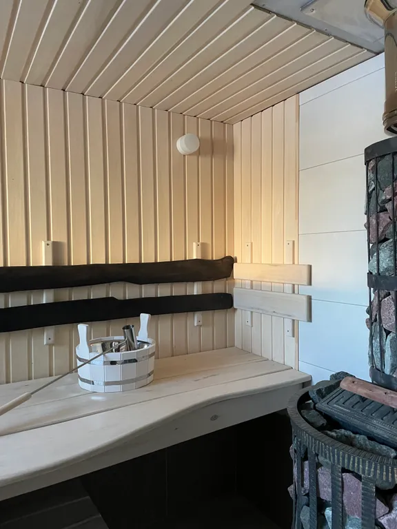 Дом с камином и баней Две яблони