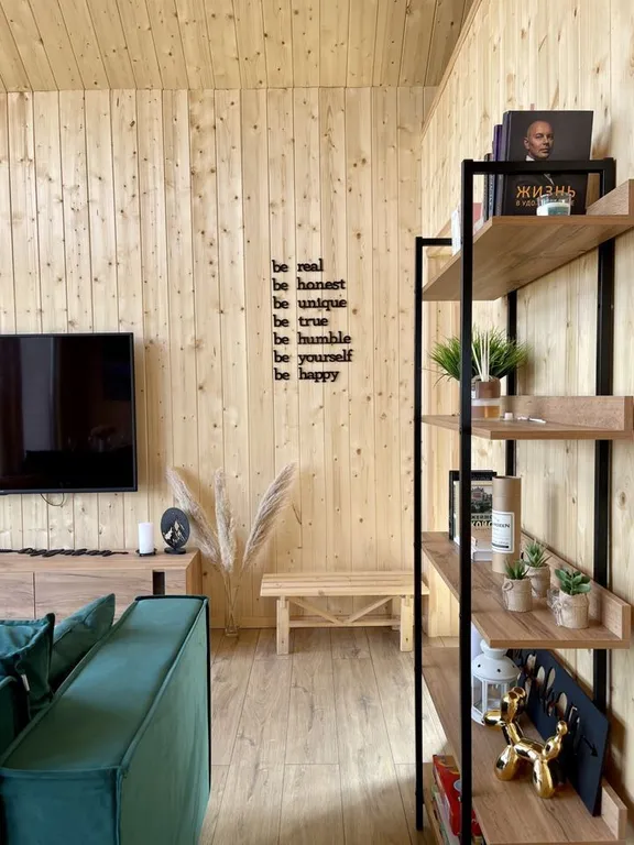 Дом с сауной и горячим чаном