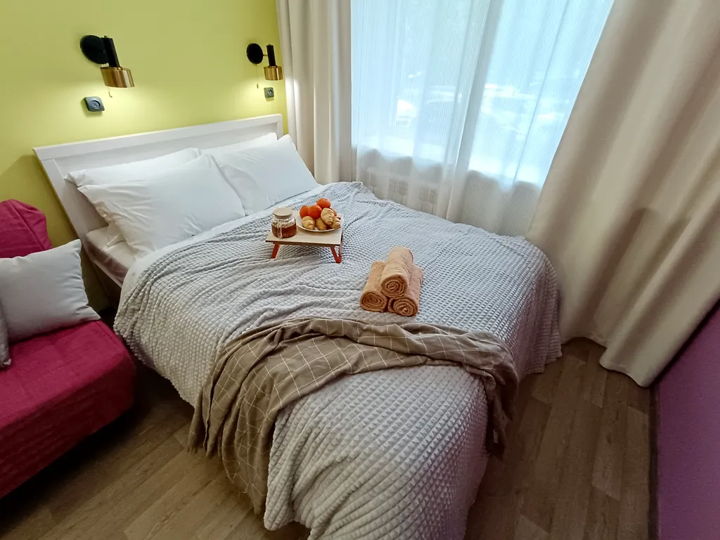 Стильная студия для семьи из 3х человек возле ЖД Вокзала