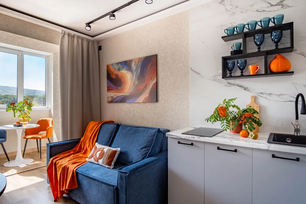 Двухкомнатные апарты с видом на горы