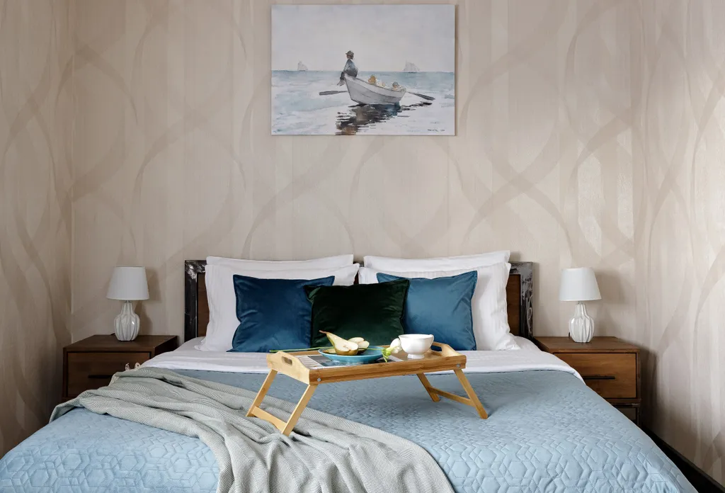 Современный дом в морском стиле с сауной