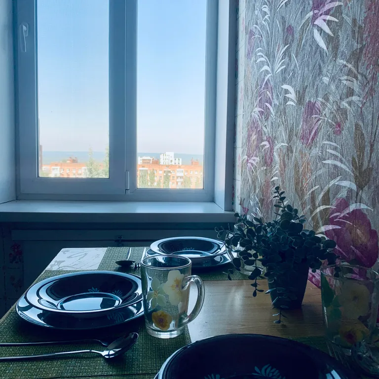 Однокомнатная с видом на горы