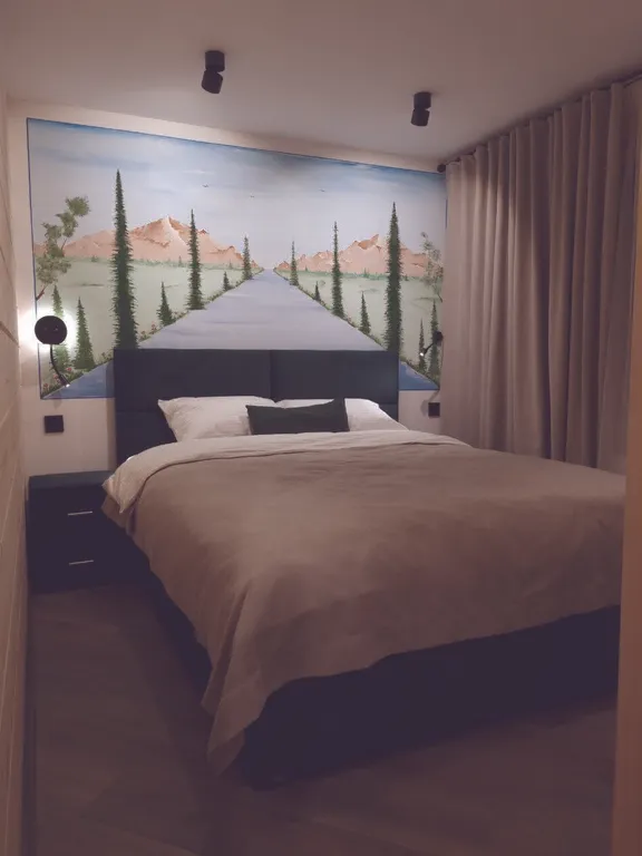 Улучшенный коттедж с видом на горы