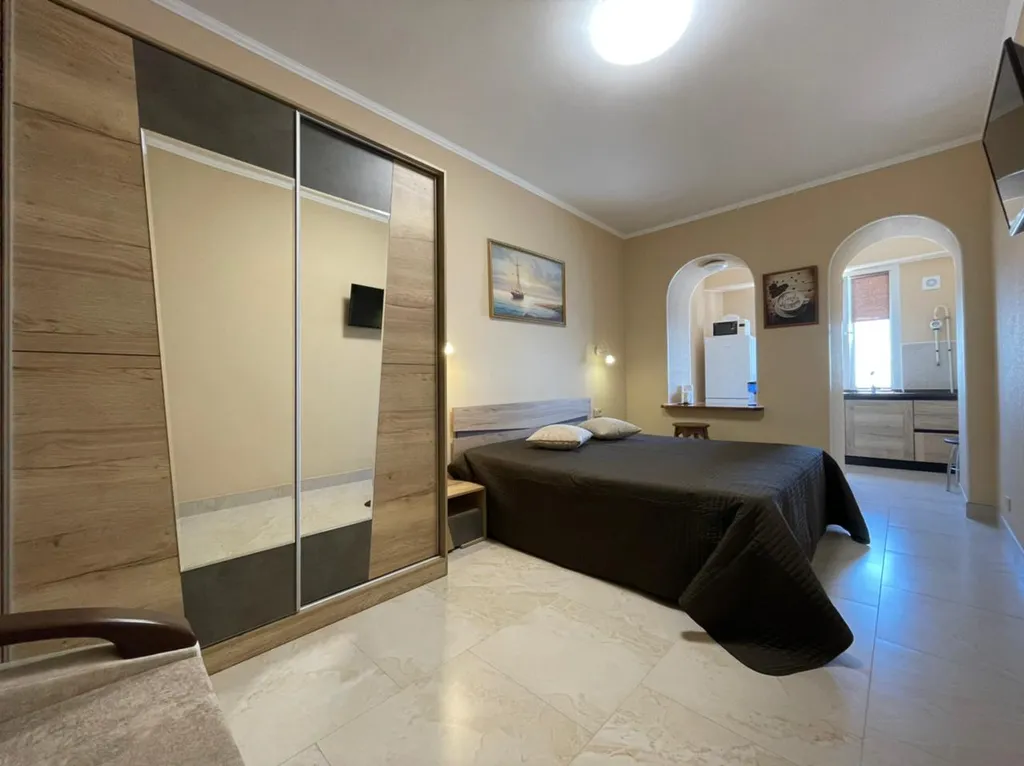 Студия с видом на море на первой береговой линии