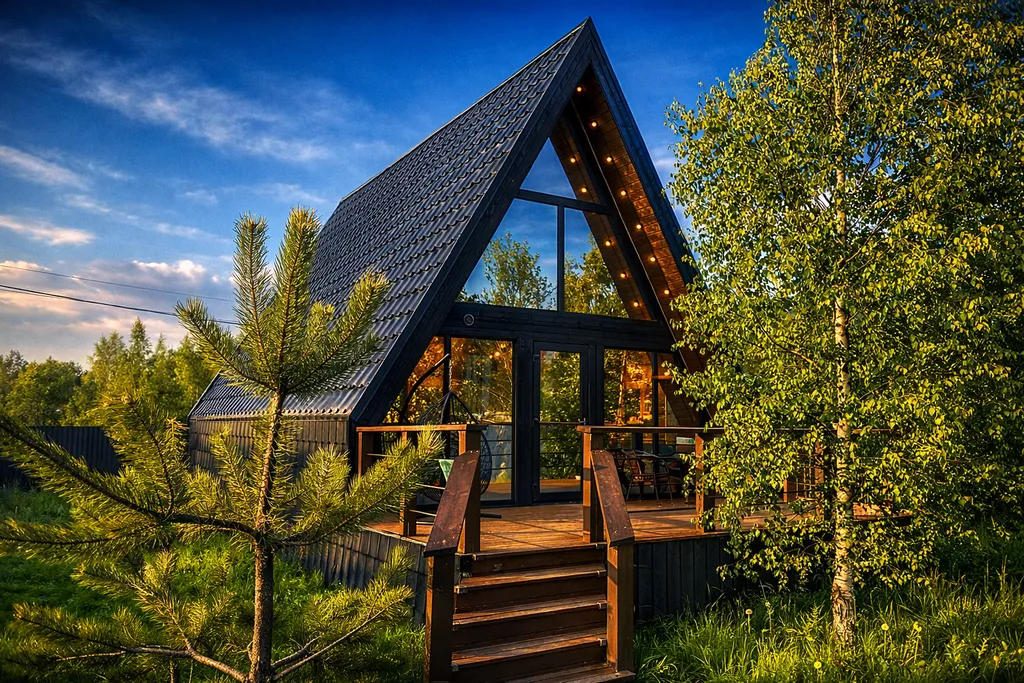 Афрейм с банным чаном и большой баней