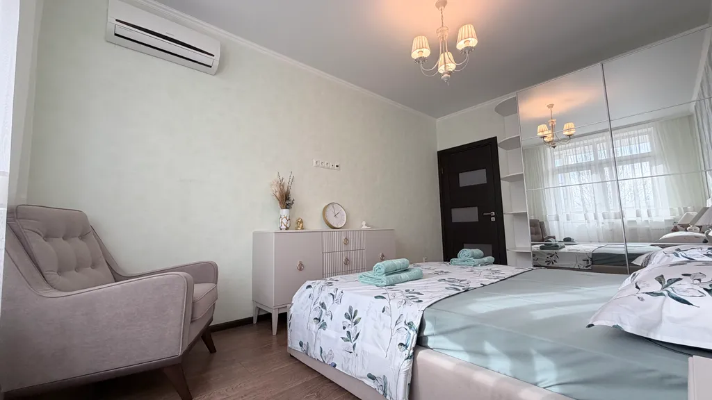 Квартира Уютная двухкомнатная квартира с видом на стадион — Краснодар