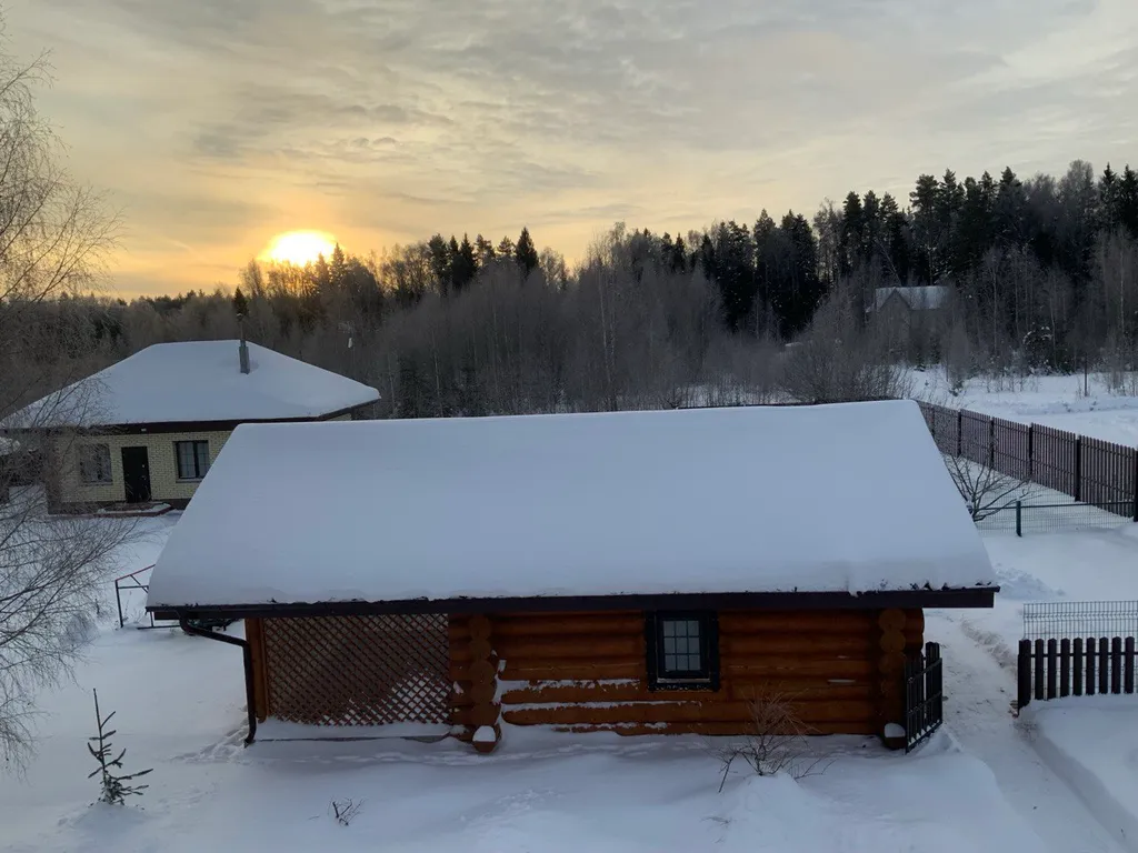 Дом-баня в деревенском стиле